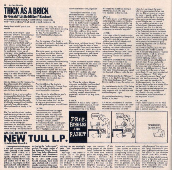 Jethro Tull - Thick As A Brick