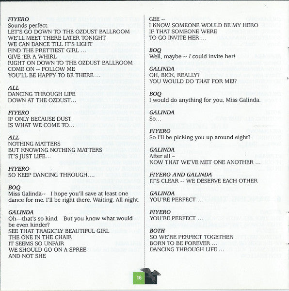 Stephen Schwartz - Wicked (Original Broadway Cast Recording)