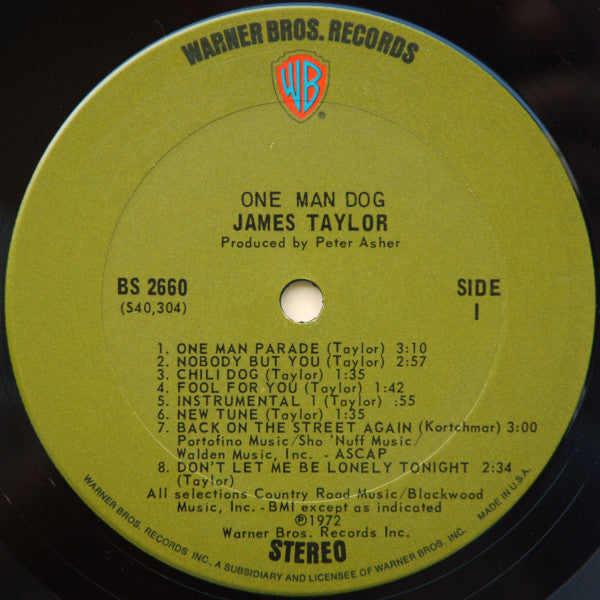 James Taylor (2) - One Man Dog