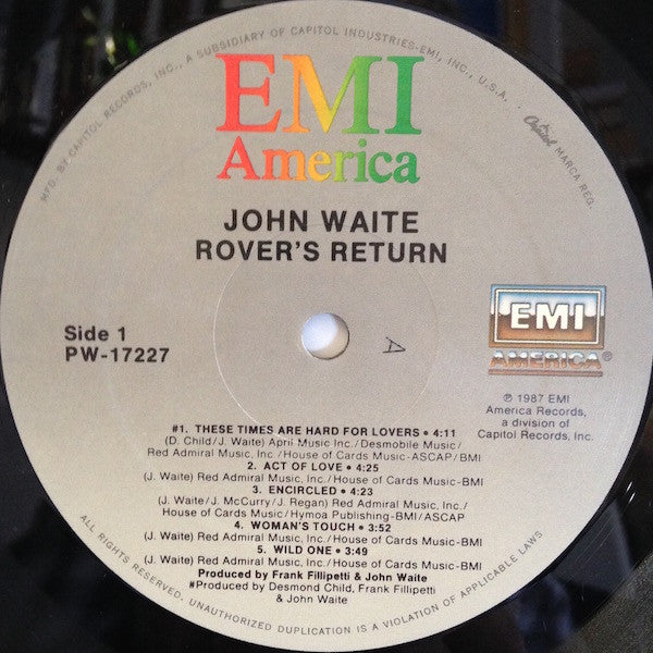 John Waite - Rover's Return