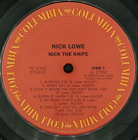 Nick Lowe - Nick The Knife