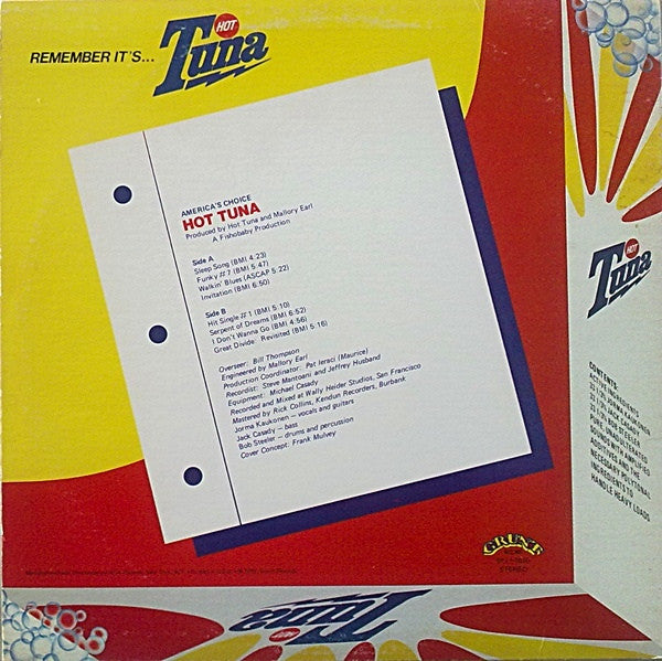 Hot Tuna - America's Choice