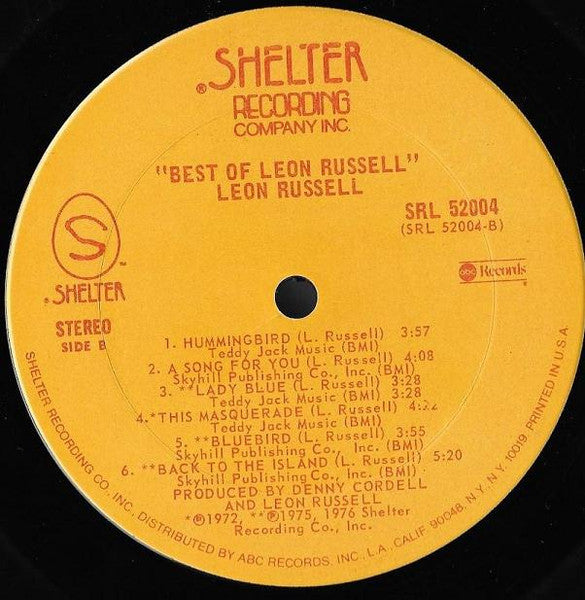 Leon Russell - Best Of Leon