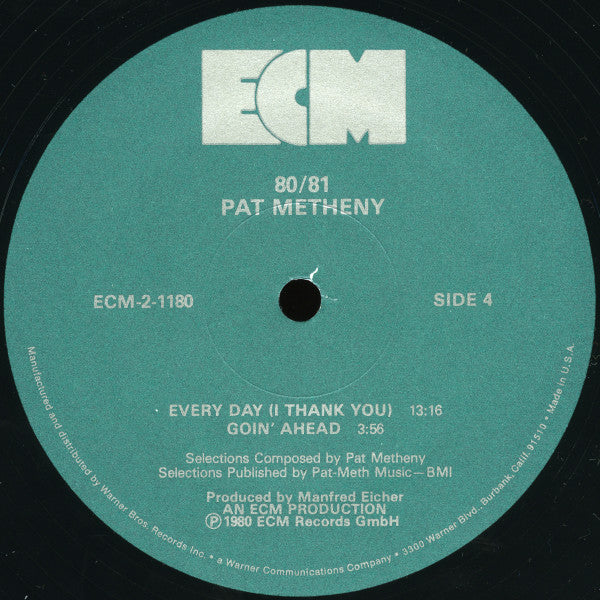 Pat Metheny - 80/81