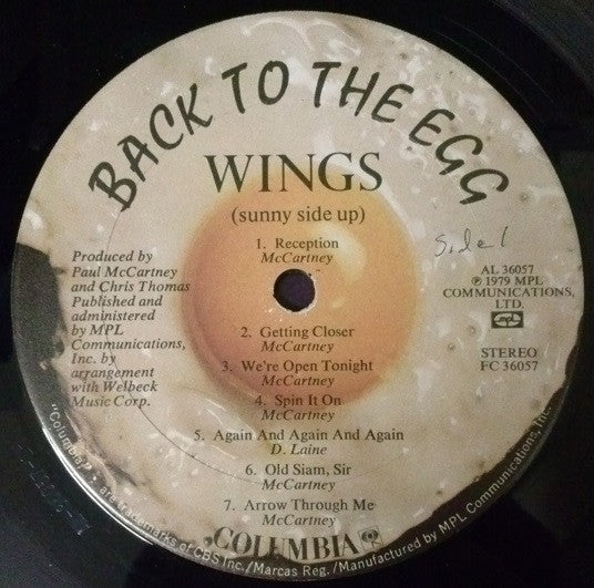 Wings (2) - Back To The Egg