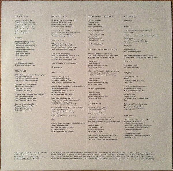 Whitney (8) - Light Upon The Lake