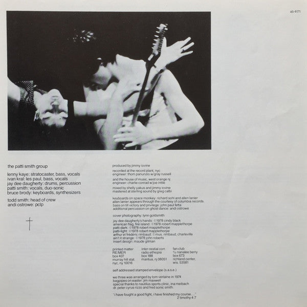 Patti Smith Group - Easter