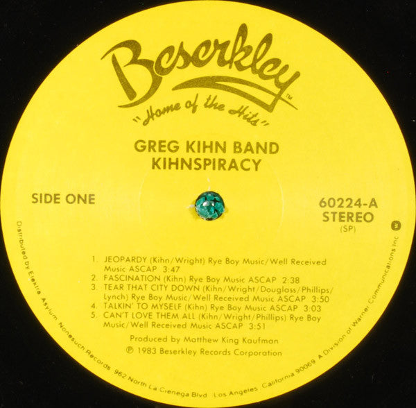 Greg Kihn Band - Kihnspiracy