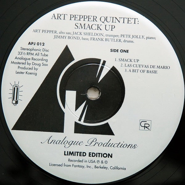 Art Pepper Quintet - Smack Up