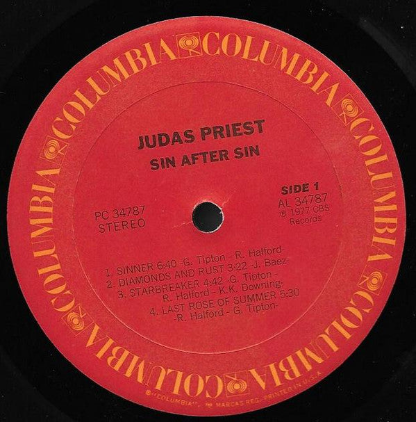 Judas Priest - Sin After Sin