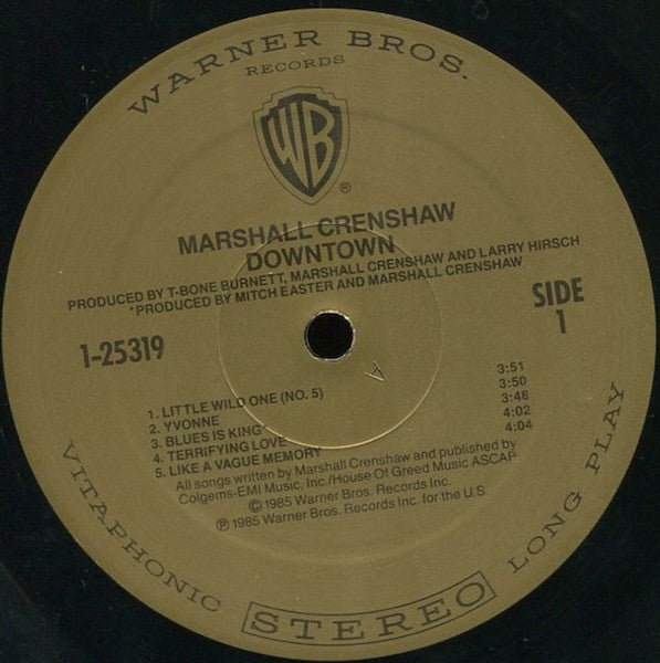 Marshall Crenshaw - Downtown