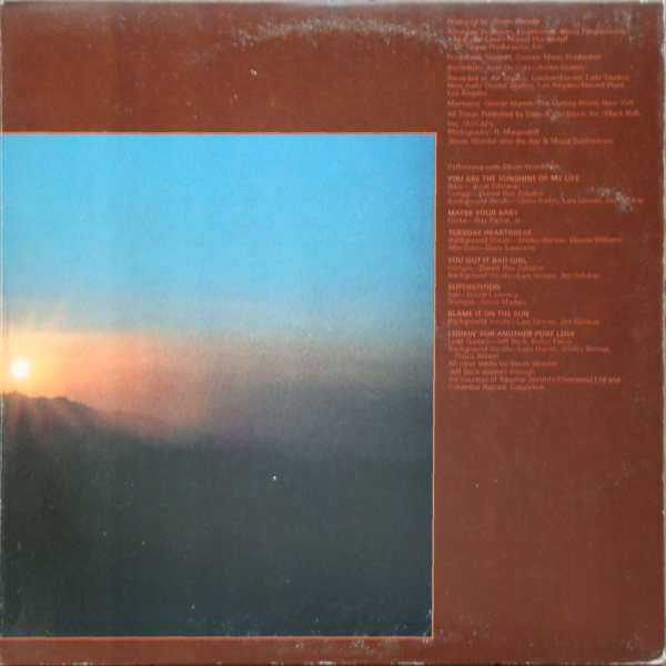 Stevie Wonder - Talking Book