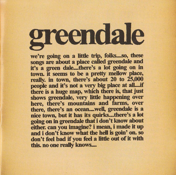 Neil Young - Greendale