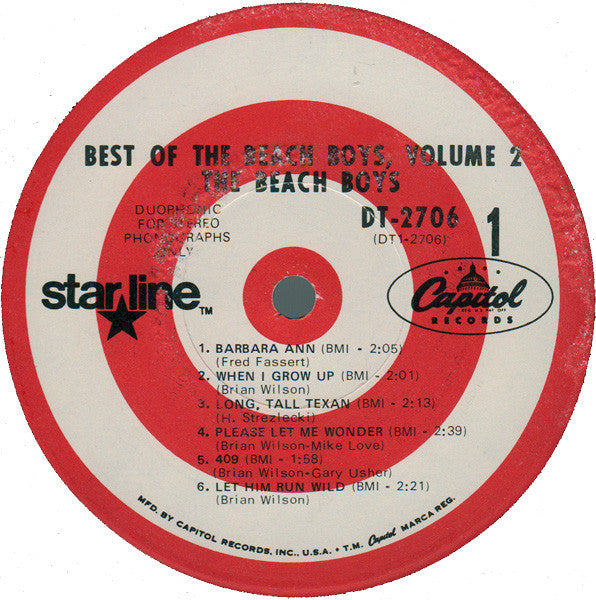 The Beach Boys - Best Of The Beach Boys, Vol. 2