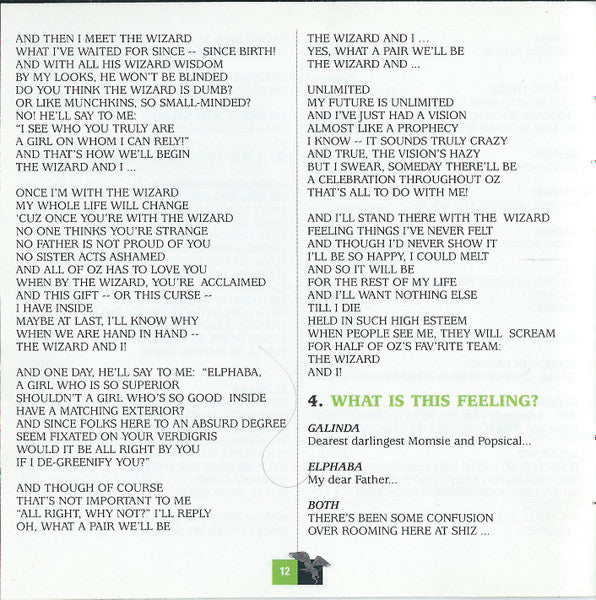 Stephen Schwartz - Wicked (Original Broadway Cast Recording)