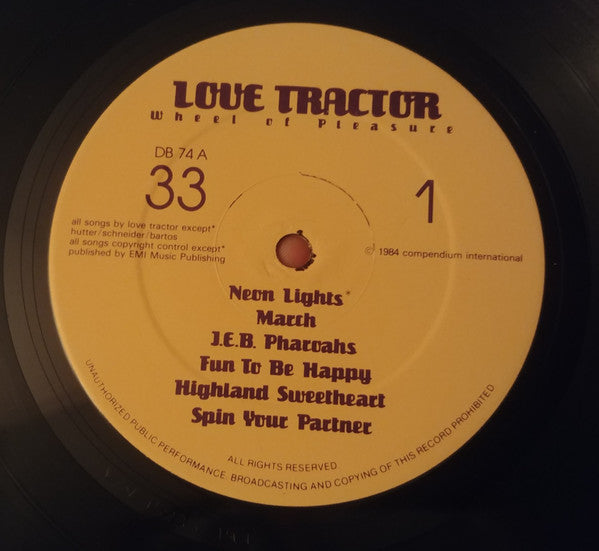 Love Tractor - Wheel Of Pleasure