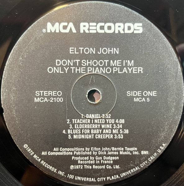 Elton John - Don't Shoot Me I'm Only The Piano Player