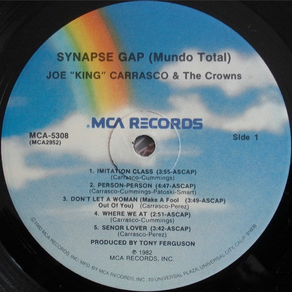 Joe King Carrasco & The Crowns - Synapse Gap (Mundo Total)