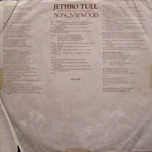 Jethro Tull - Songs From The Wood