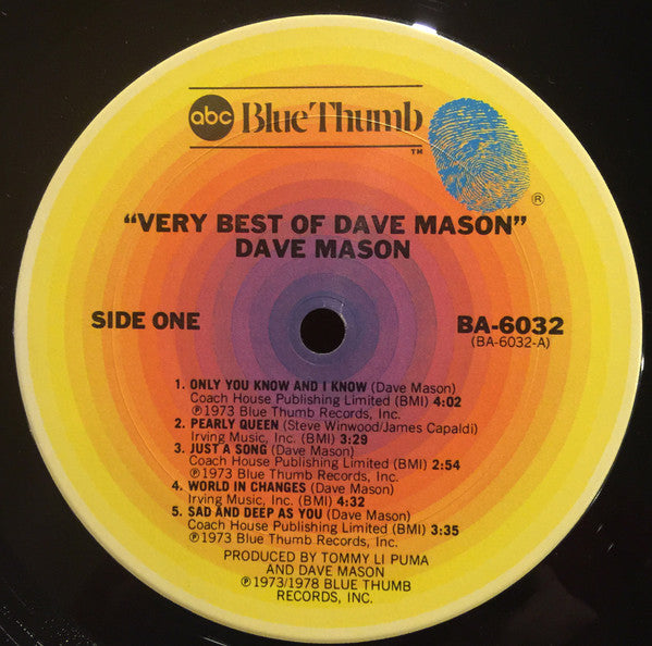 Dave Mason - Very Best Of Dave Mason