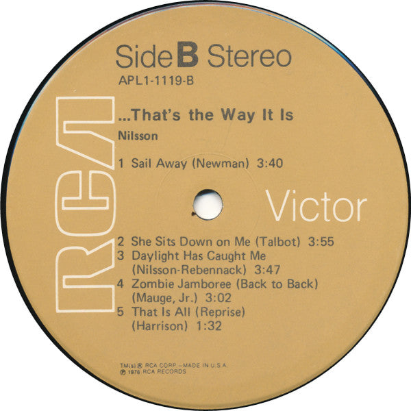 Harry Nilsson - ...That's The Way It Is
