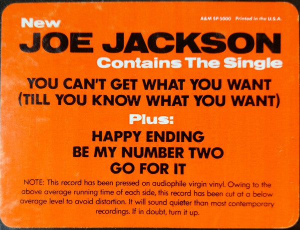 Joe Jackson - Body And Soul