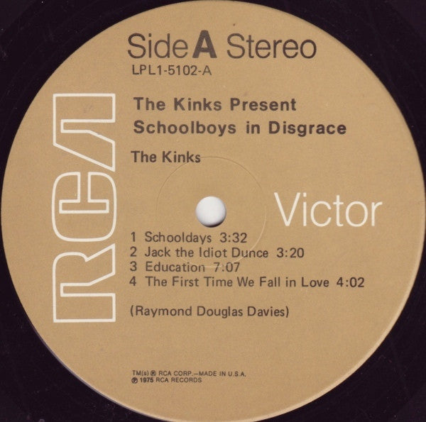 The Kinks - The Kinks Present Schoolboys In Disgrace