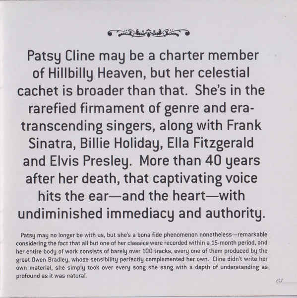 Patsy Cline - The Definitive Collection