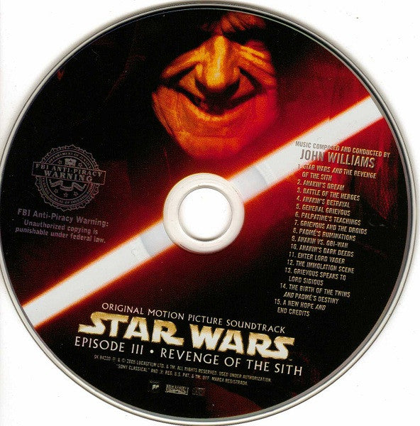John Williams (4) - Star Wars Episode III · Revenge Of The Sith (Original Motion Picture Soundtrack)