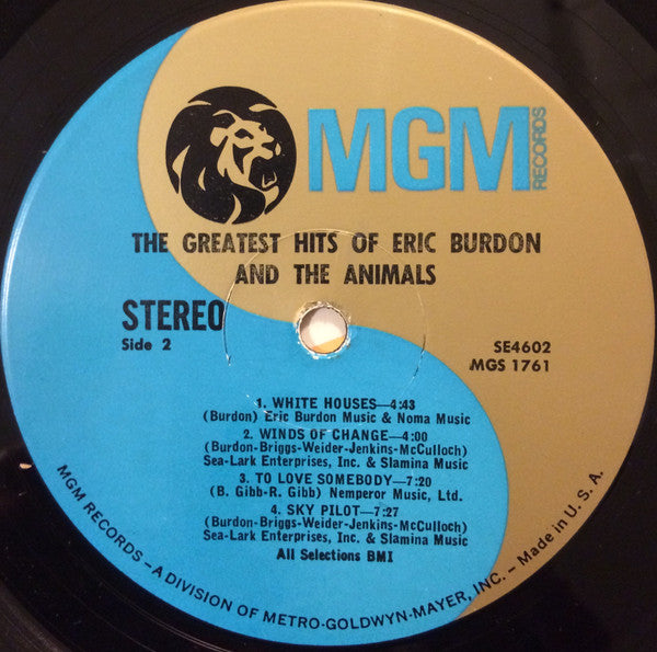 Eric Burdon & The Animals - The Greatest Hits Of Eric Burdon And The Animals