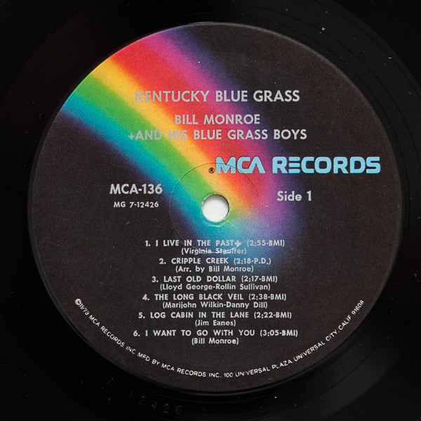 Bill Monroe & His Blue Grass Boys - Kentucky Blue Grass