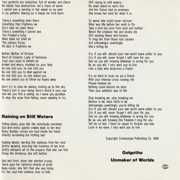 Golgotha (2) - Unmaker Of Worlds