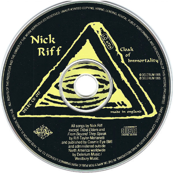 Nick Riff - Cloak Of Immortality