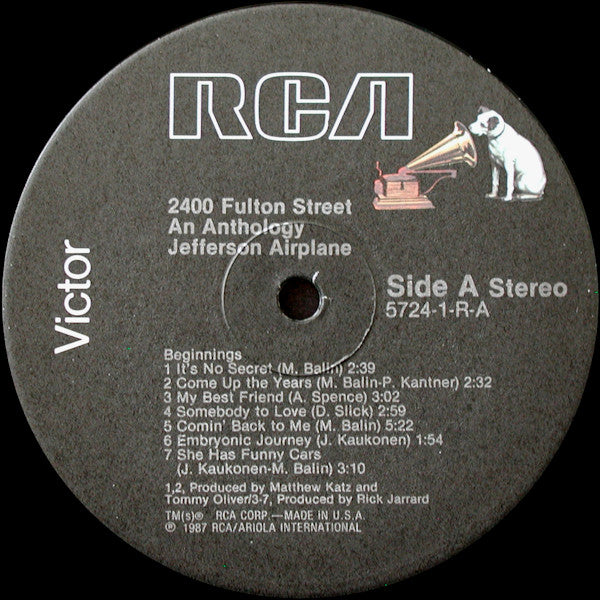 Jefferson Airplane - 2400 Fulton Street