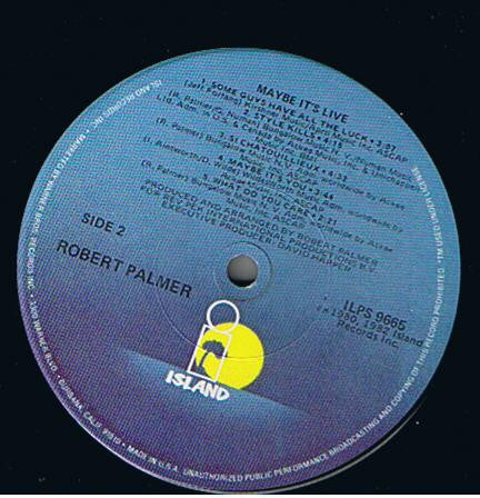 Robert Palmer - Maybe It's Live