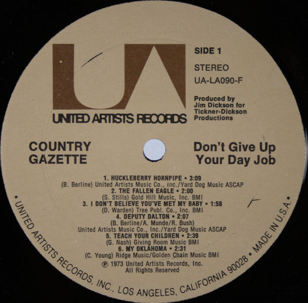 Country Gazette - Don't Give Up Your Day Job