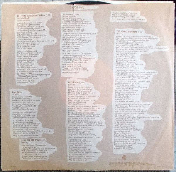 David Bowie - Hunky Dory