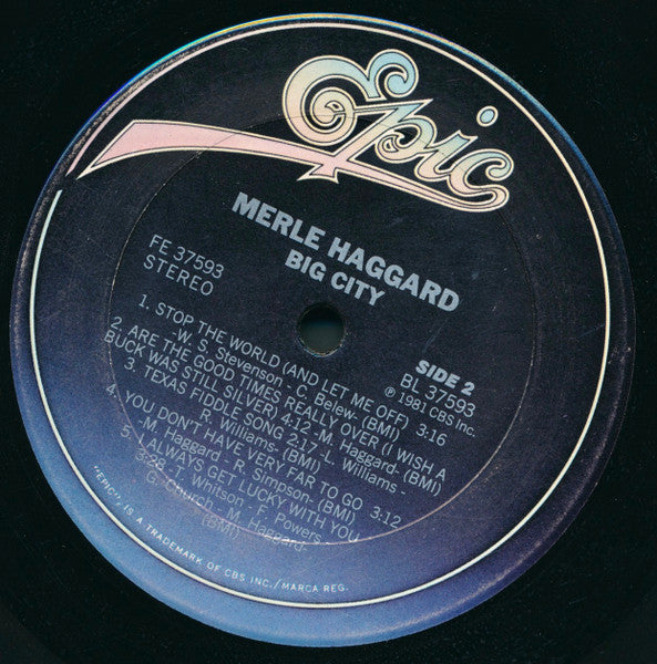 Merle Haggard - Big City