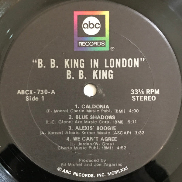 B.B. King - B.B. King In London