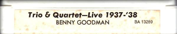 Benny Goodman Trio - Live 1937-38