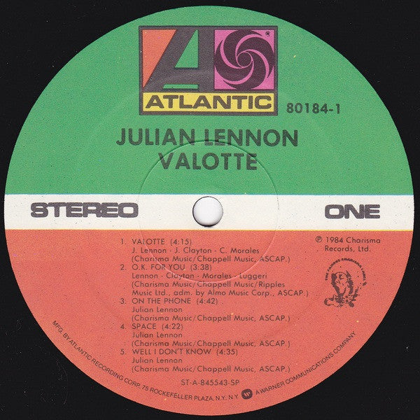 Julian Lennon - Valotte