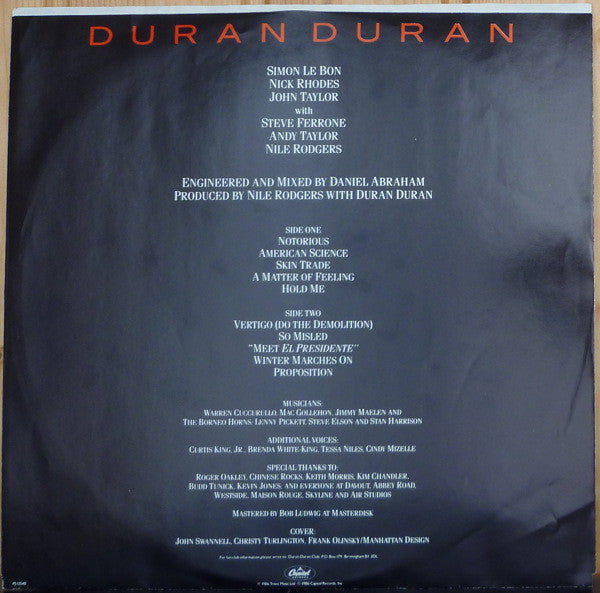 Duran Duran - Notorious