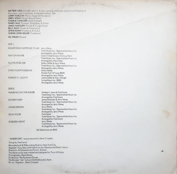 Ambergris (2) - Ambergris