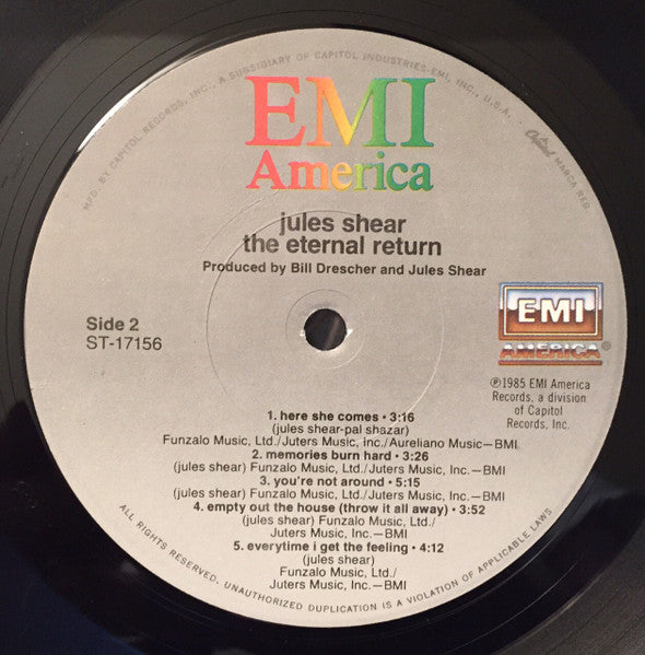 Jules Shear - The Eternal Return