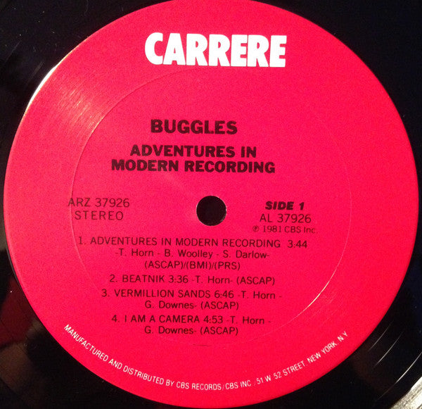 The Buggles - Adventures In Modern Recording