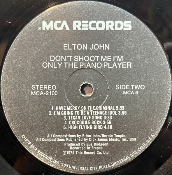 Elton John - Don't Shoot Me I'm Only The Piano Player