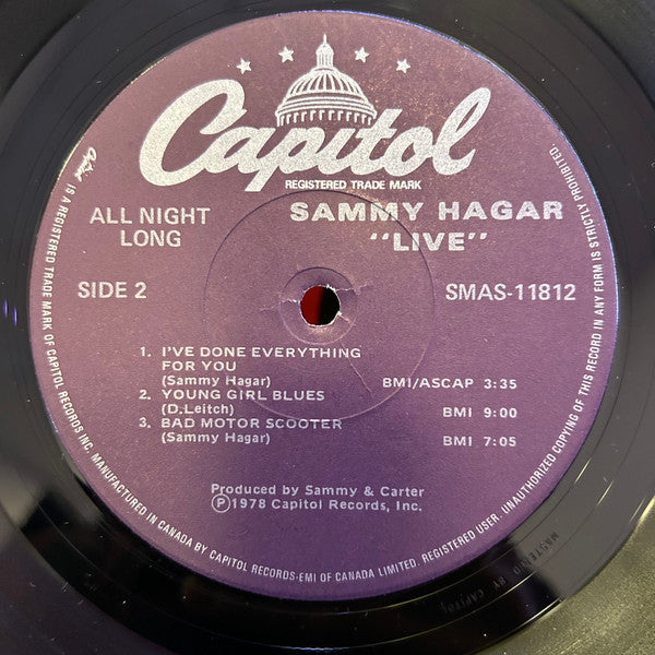 Sammy Hagar - All Night Long