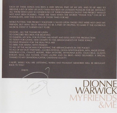 Dionne Warwick - My Friends & Me