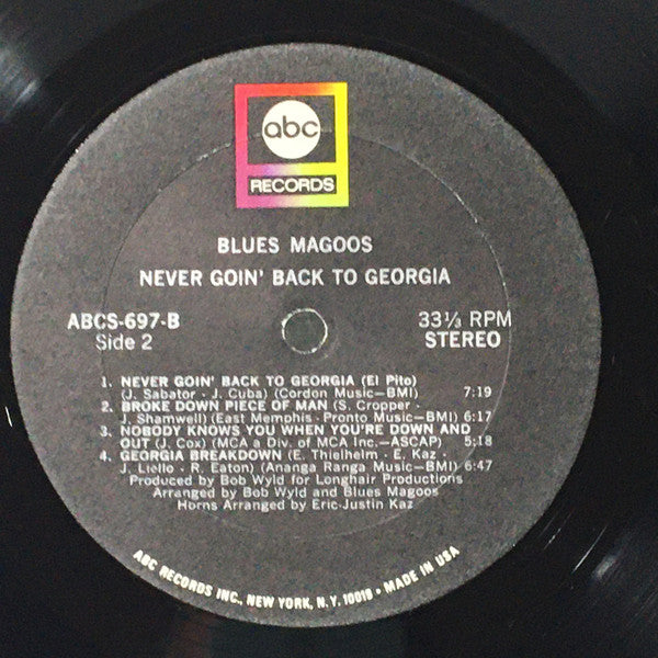 Blues Magoos - Never Goin' Back To Georgia