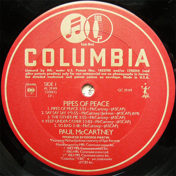 Paul McCartney - Pipes Of Peace